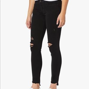 DL 1961 black ripped jeans
